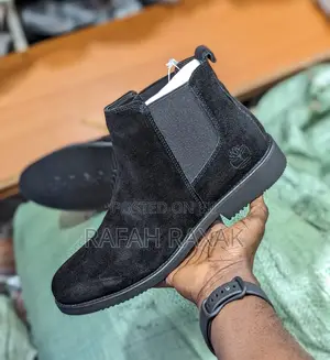 Original Black Timberland Suede Chelsea Boots
