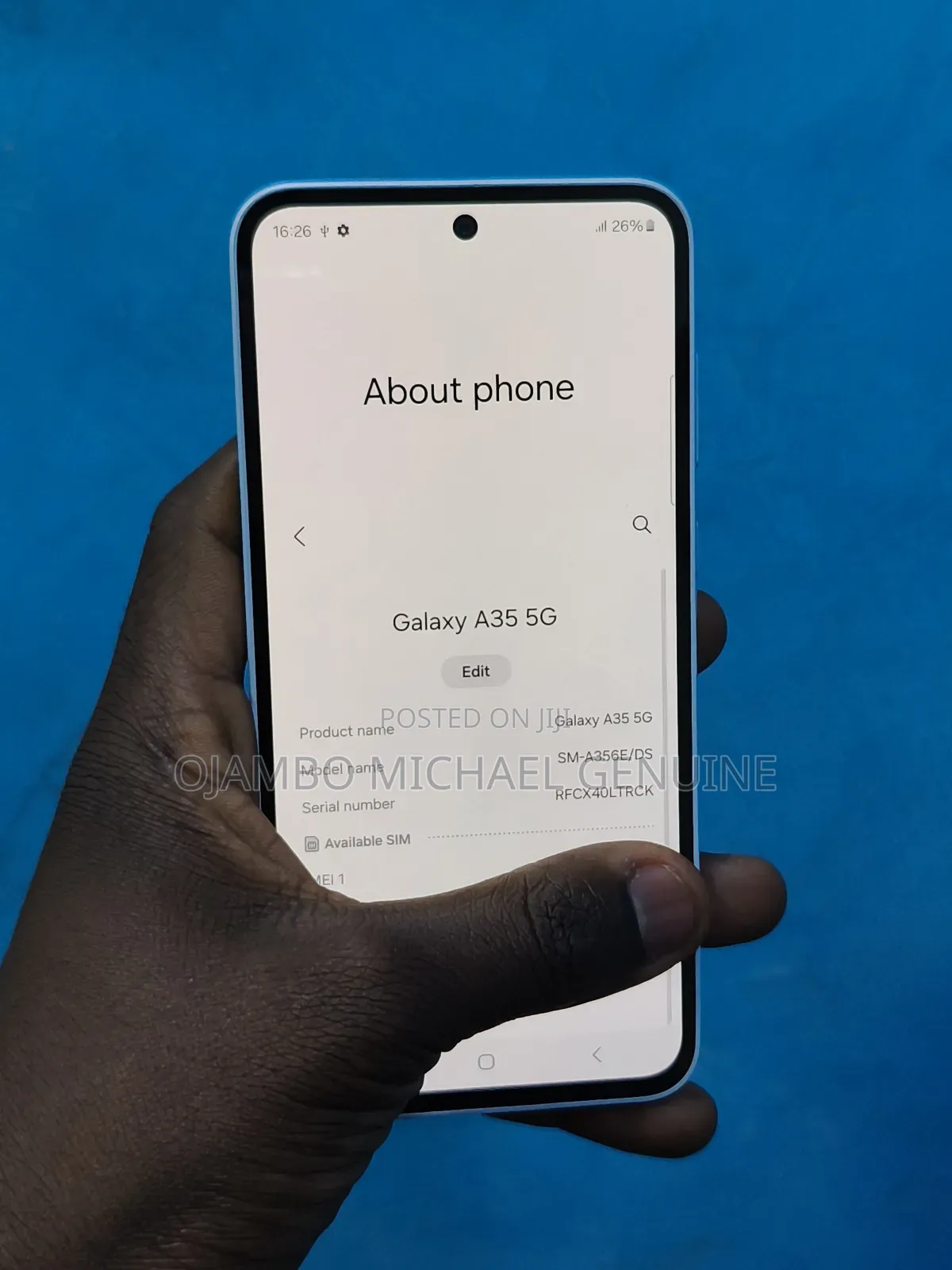 Samsung Galaxy A35 128 GB White