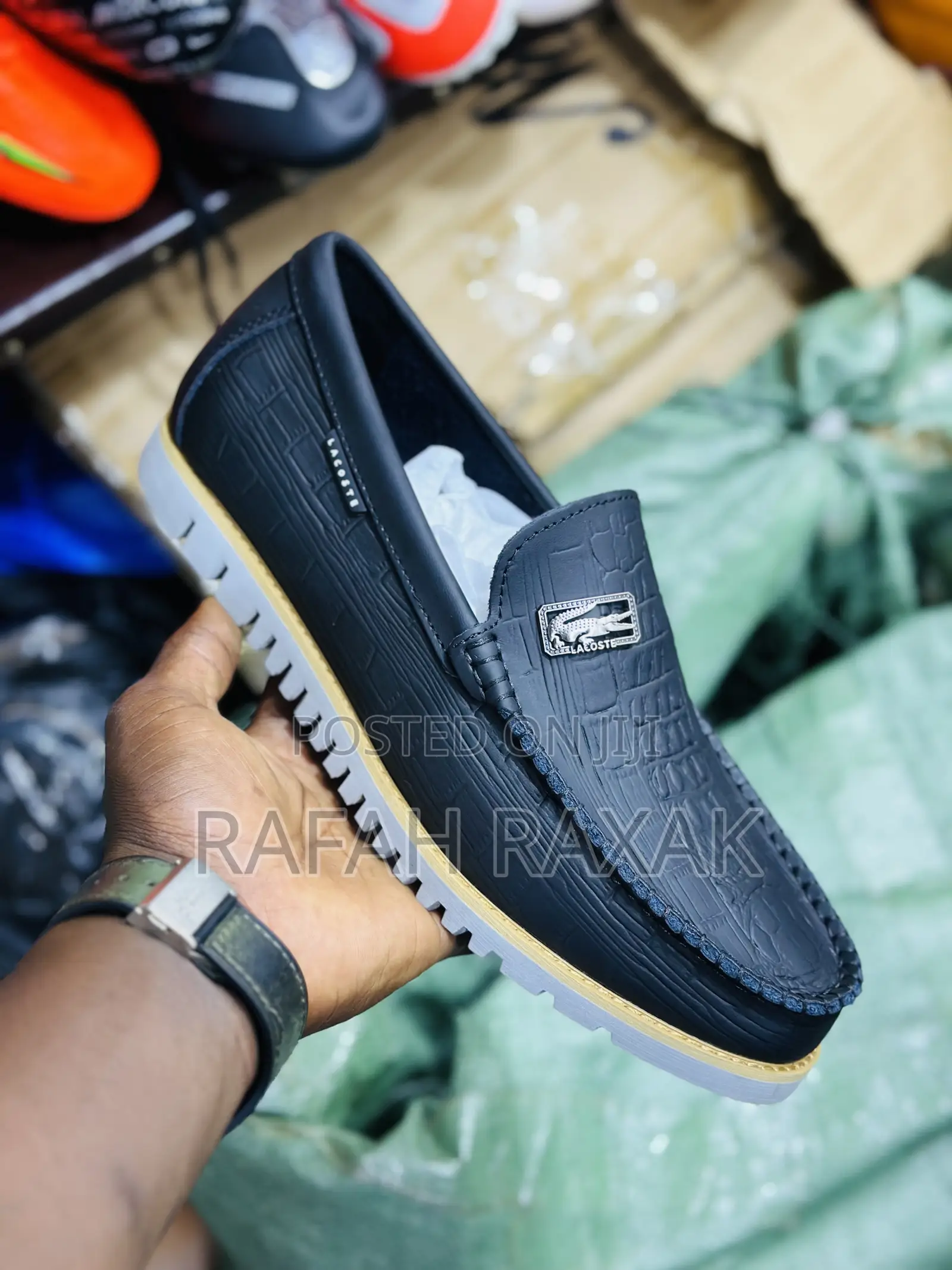 Original Men’S Casual Lacoste Flat Sole Moccasins
