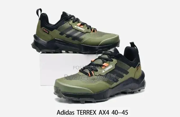 Original Army Green Adidas Terrex Goretex Hiking Sneakers for sale - Rafah  Raxak  Price: USh 200,000 on Jiji.ug [Central Division]
