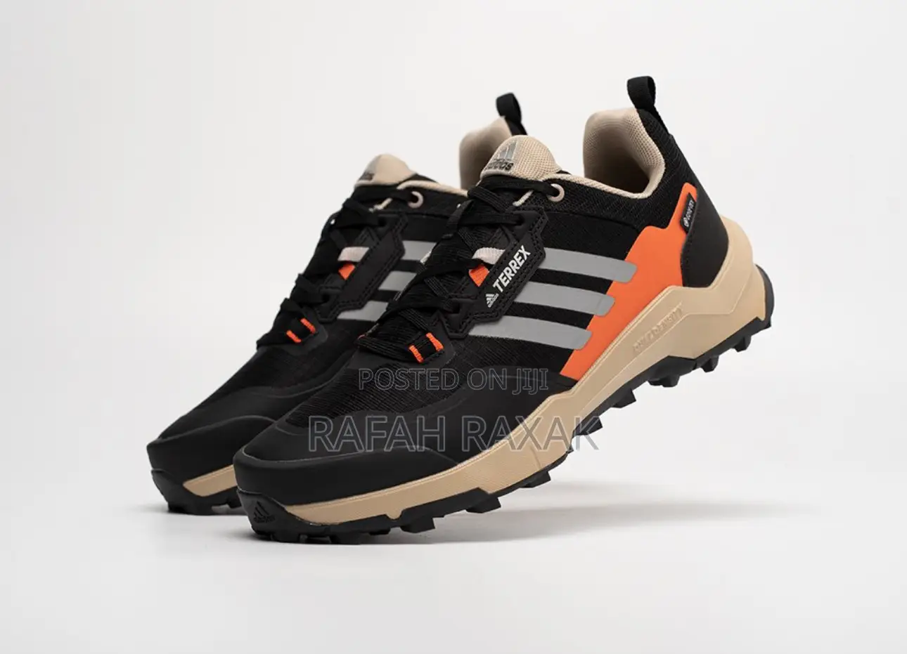 Original Black/Orange Adidas Terrex Gore-Tex Trainer Sneaker