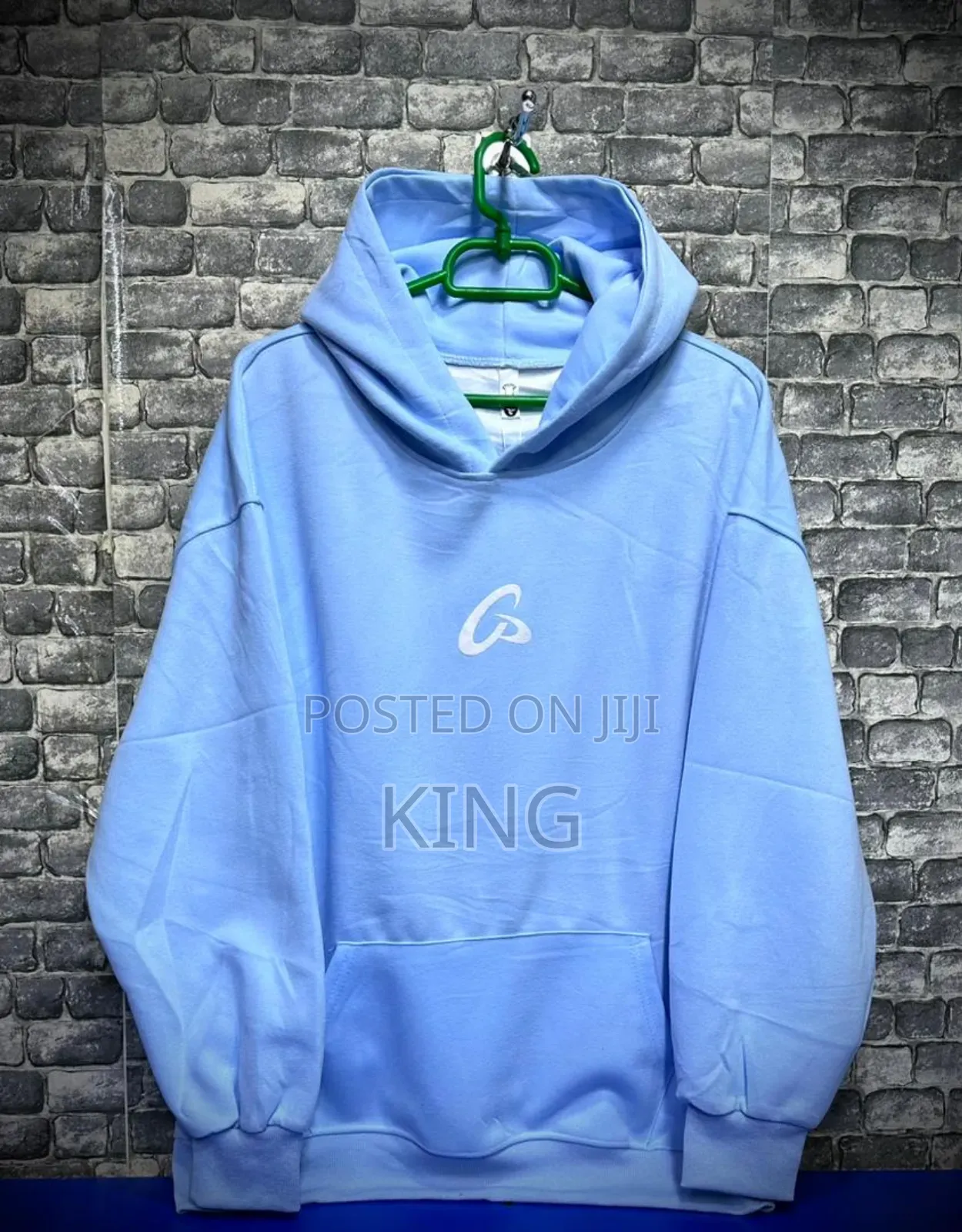 Christian Dior Hoodie Jumper. Sky Blue