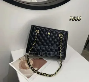 Ladies Designer Classic Handbags - Black