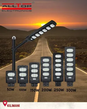 300W Solar Street Light One on Pole