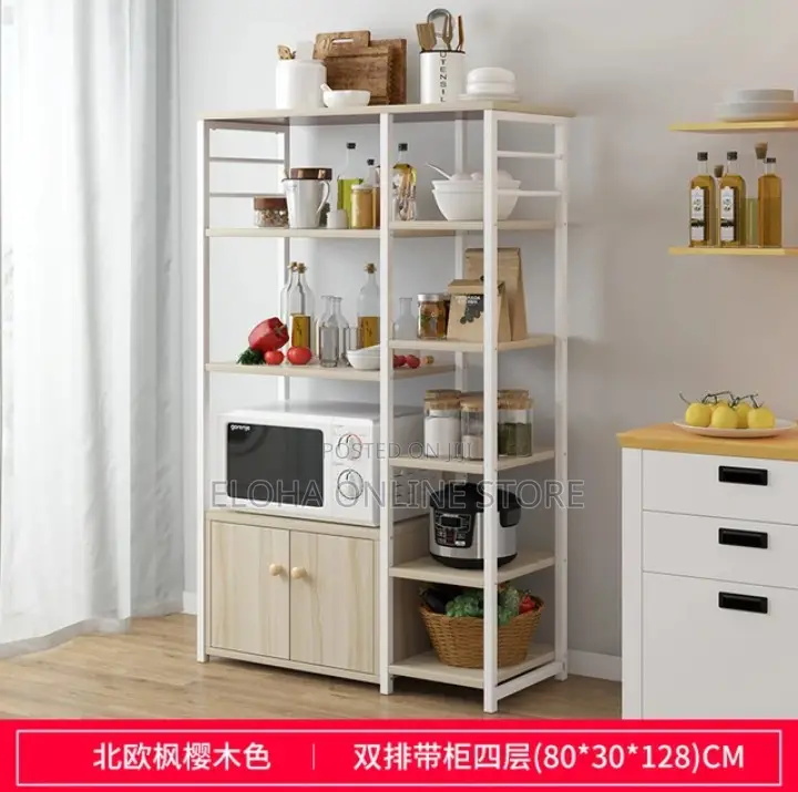 Multi-Layer Large Capacity Storage Cabinet Organizer
