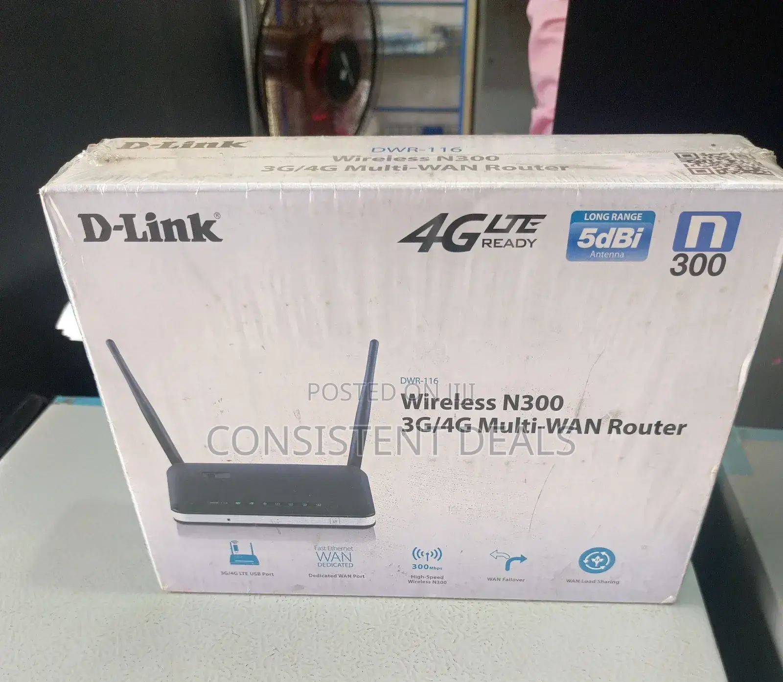 D-Link 4G LTE N300 Sim Card Router