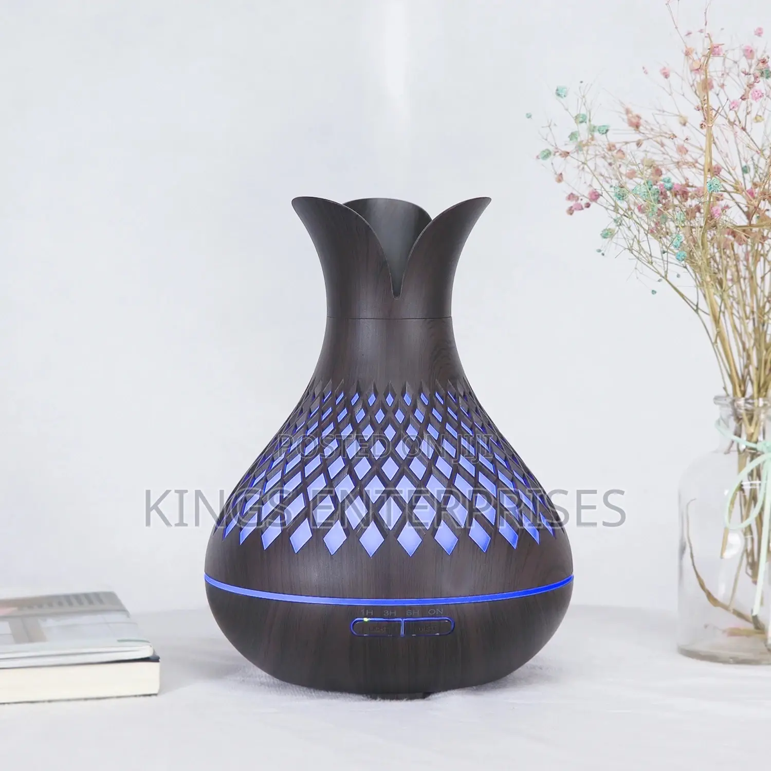 Wooden Aroma Diffuser With LED Lights