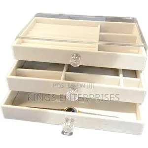 3 Layer Dust Proof Jewelry Storage Organizer