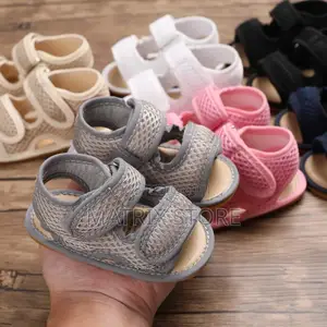 Photo - Infant Sandals PU Leather Rubber Sole Toddler First W