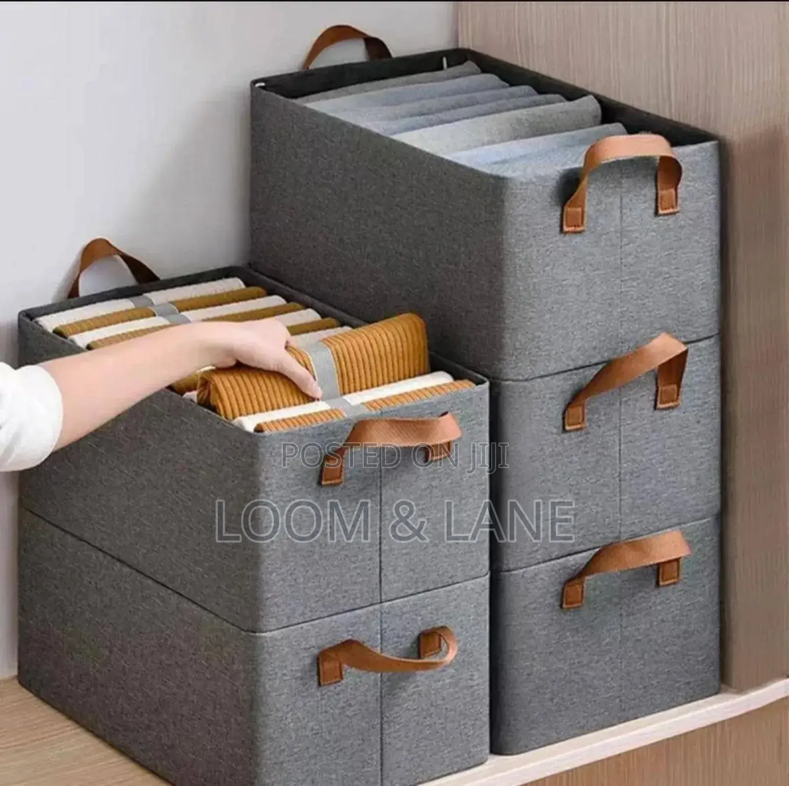 1pc Foldable Closet Storage Box