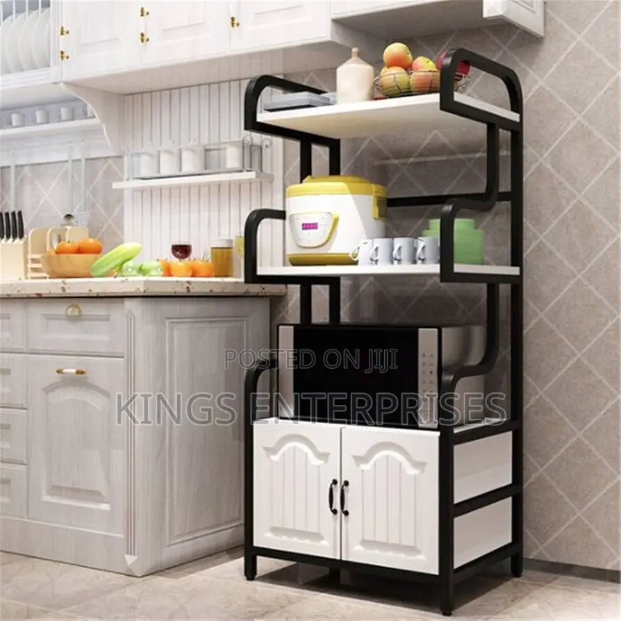 Multi-Layer Kitchenware Storage Cabinet