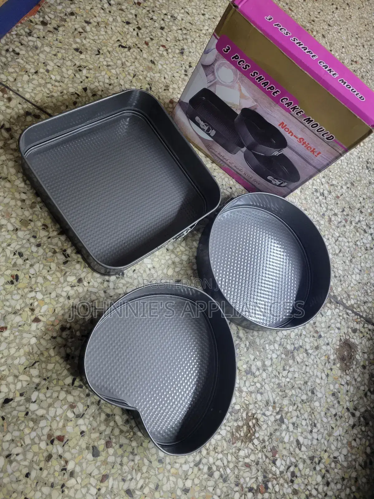 Multifunctional 3pics Shape Cake Moulds