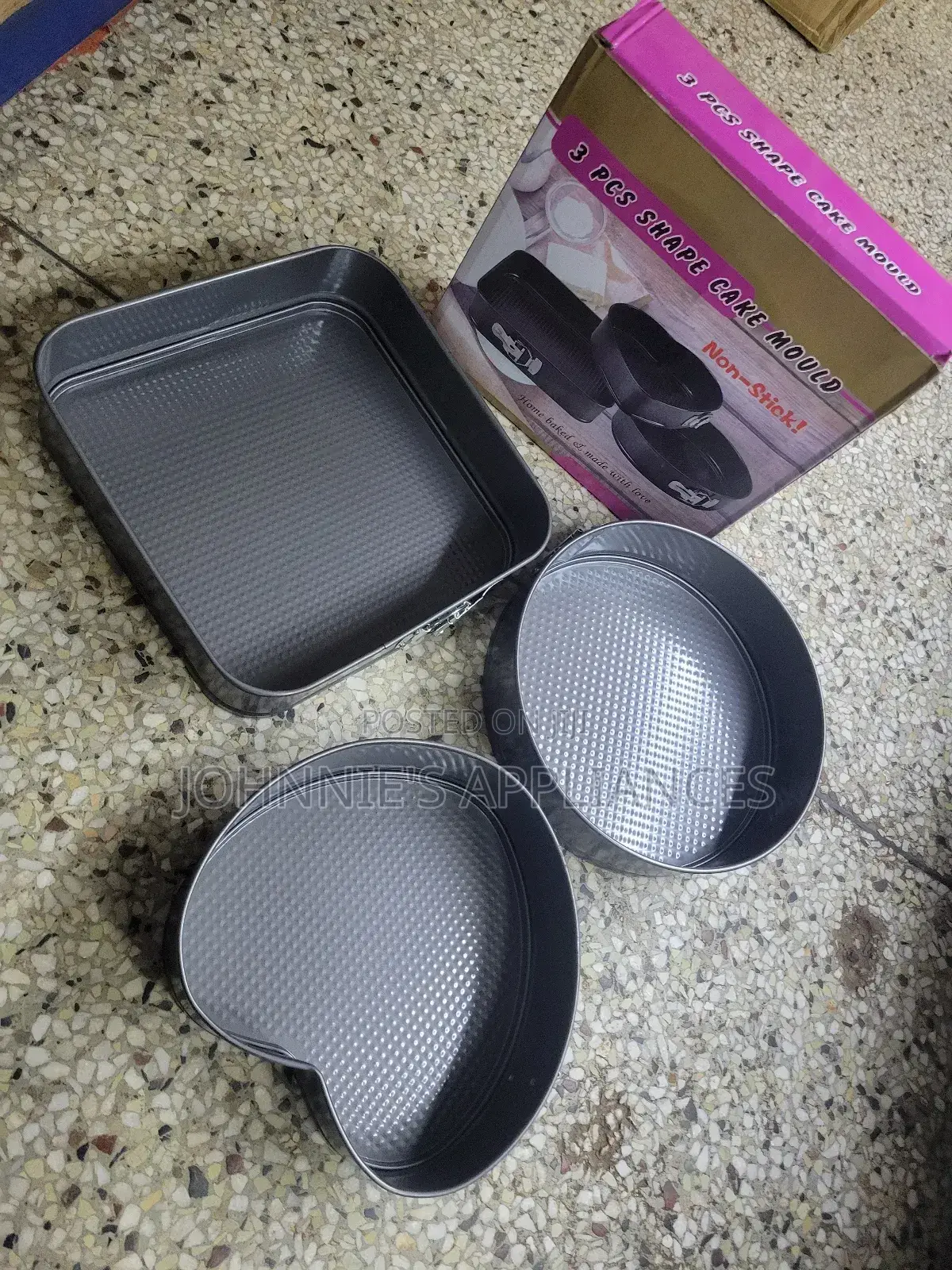 Multifunctional 3pics Shape Cake Moulds