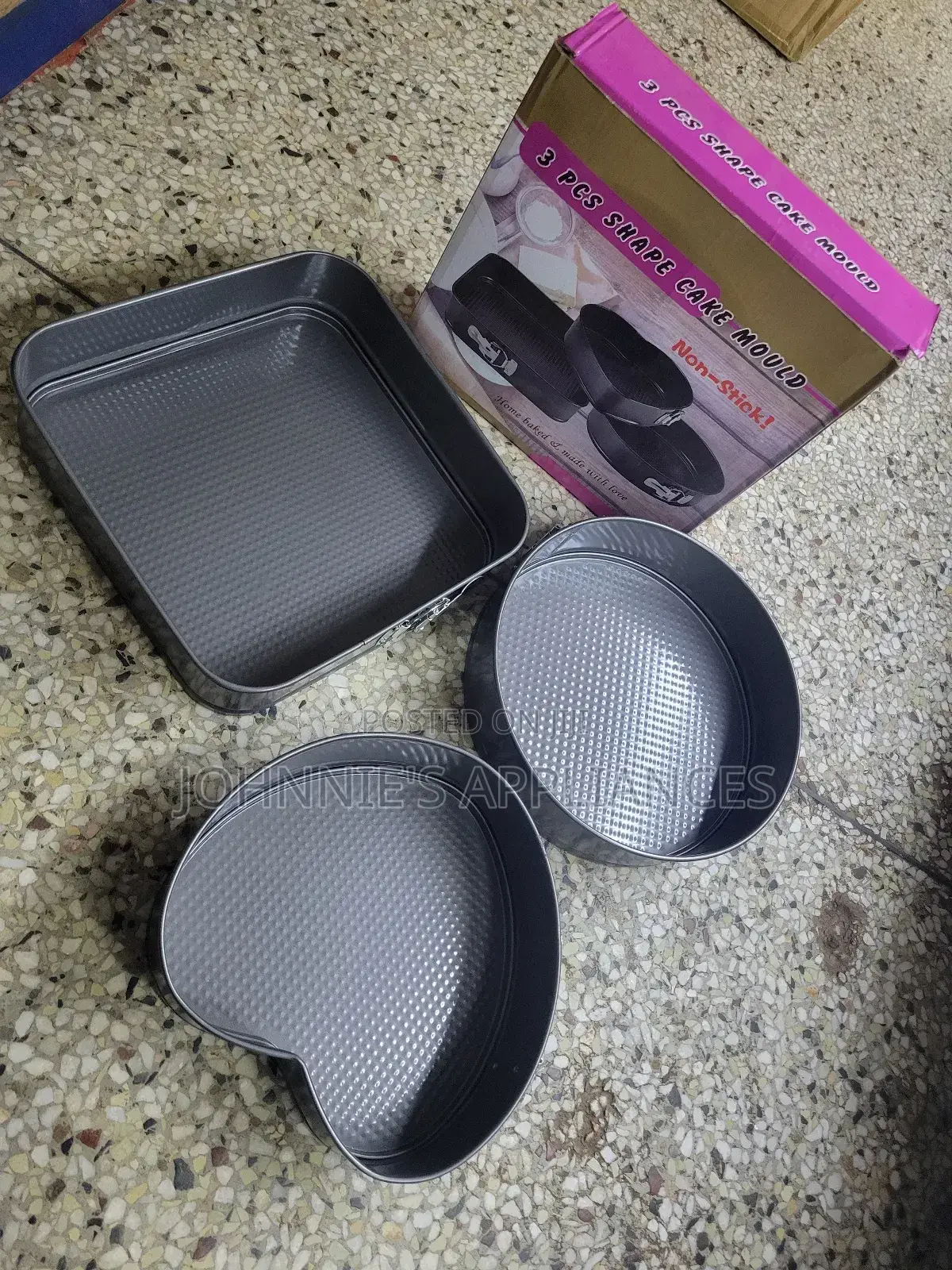 Multifunctional 3pics Shape Cake Moulds