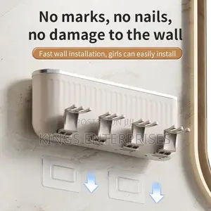 Wall Mounted Toothbrush Holder