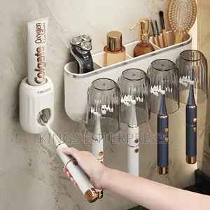 Wall Mounted Toothbrush Holder