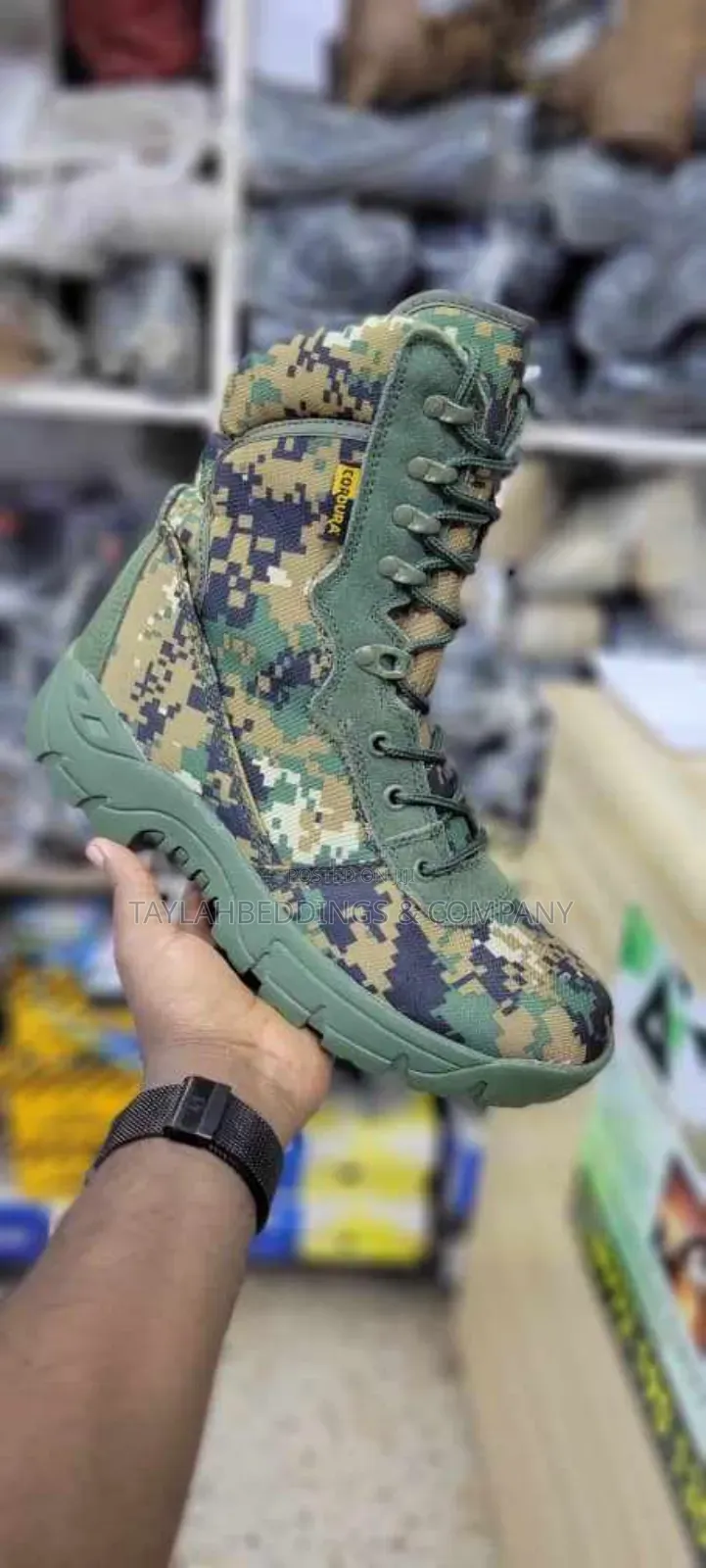 Men's Shoes Tactical Boots Mens Military,High-Top Camo