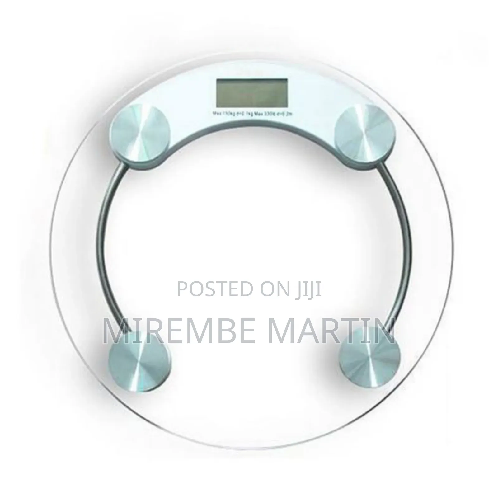 Glass Round Bathroom Scale