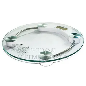 Glass Round Bathroom Scale
