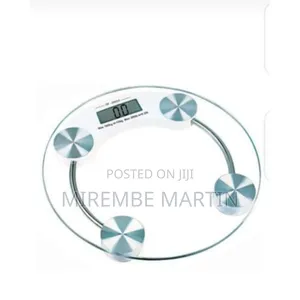 Glass Round Bathroom Scale