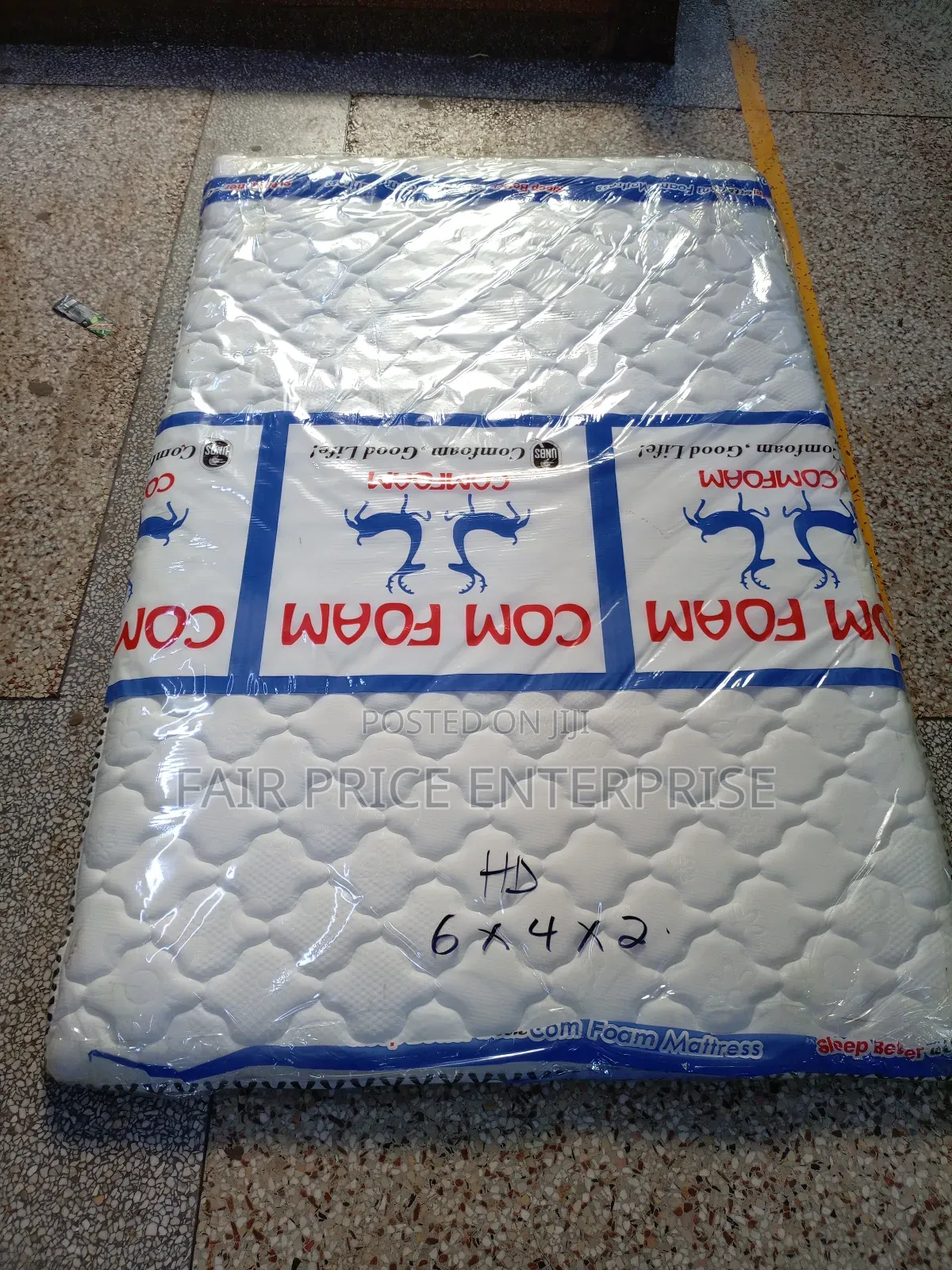 Topper Mattress High Density 6x6x2 Inch