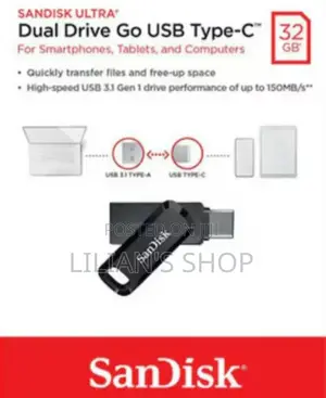Sandisk Ultra Dual Drive Go Usb Type C- 32GB