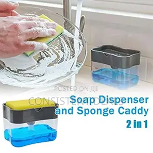 Soap Pump and Sponge Caddy