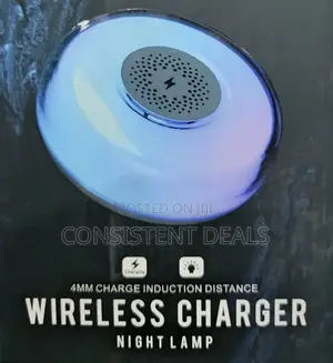 Wireless Charger With Bedside Night Lamp