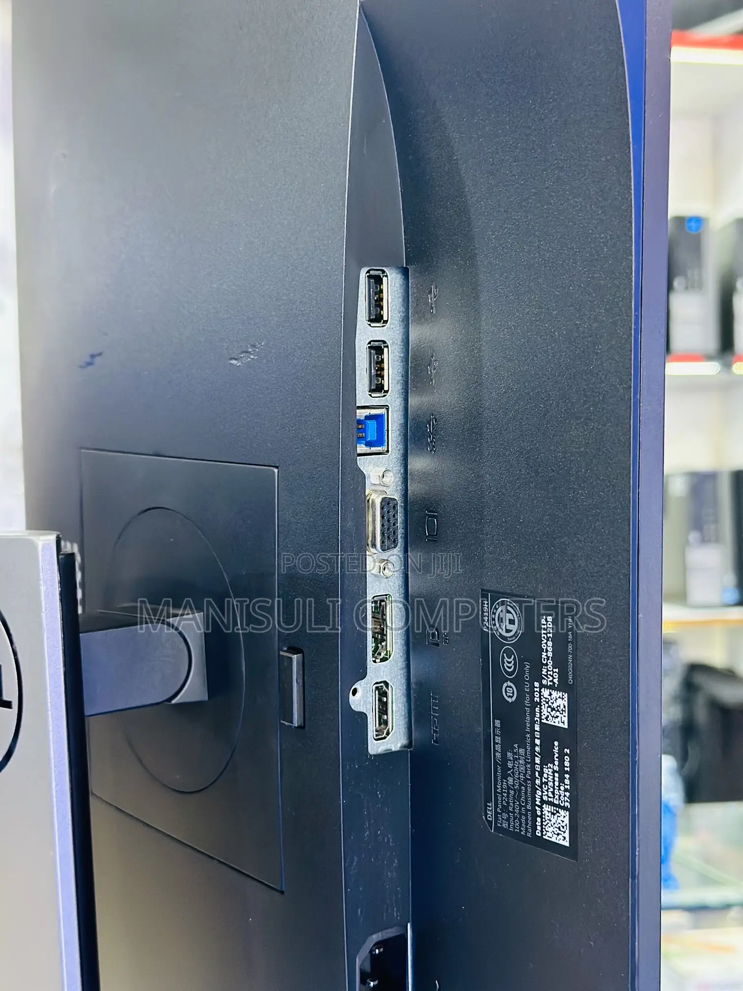 Monitor 24 Inch Screen Ips VGA, USB 3.0, HDMI, DP, DVI Etc