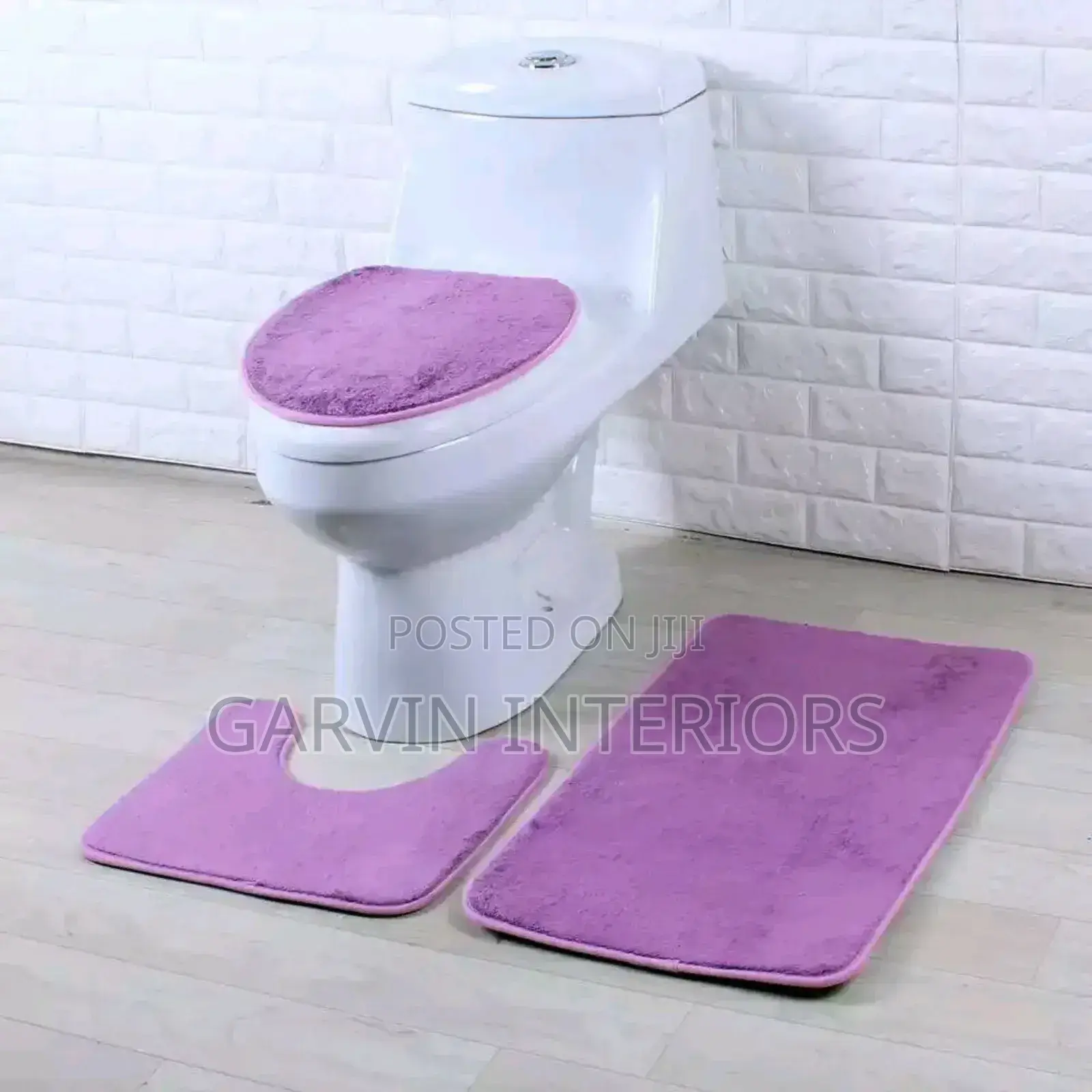 Toilet Rugs Three Pics