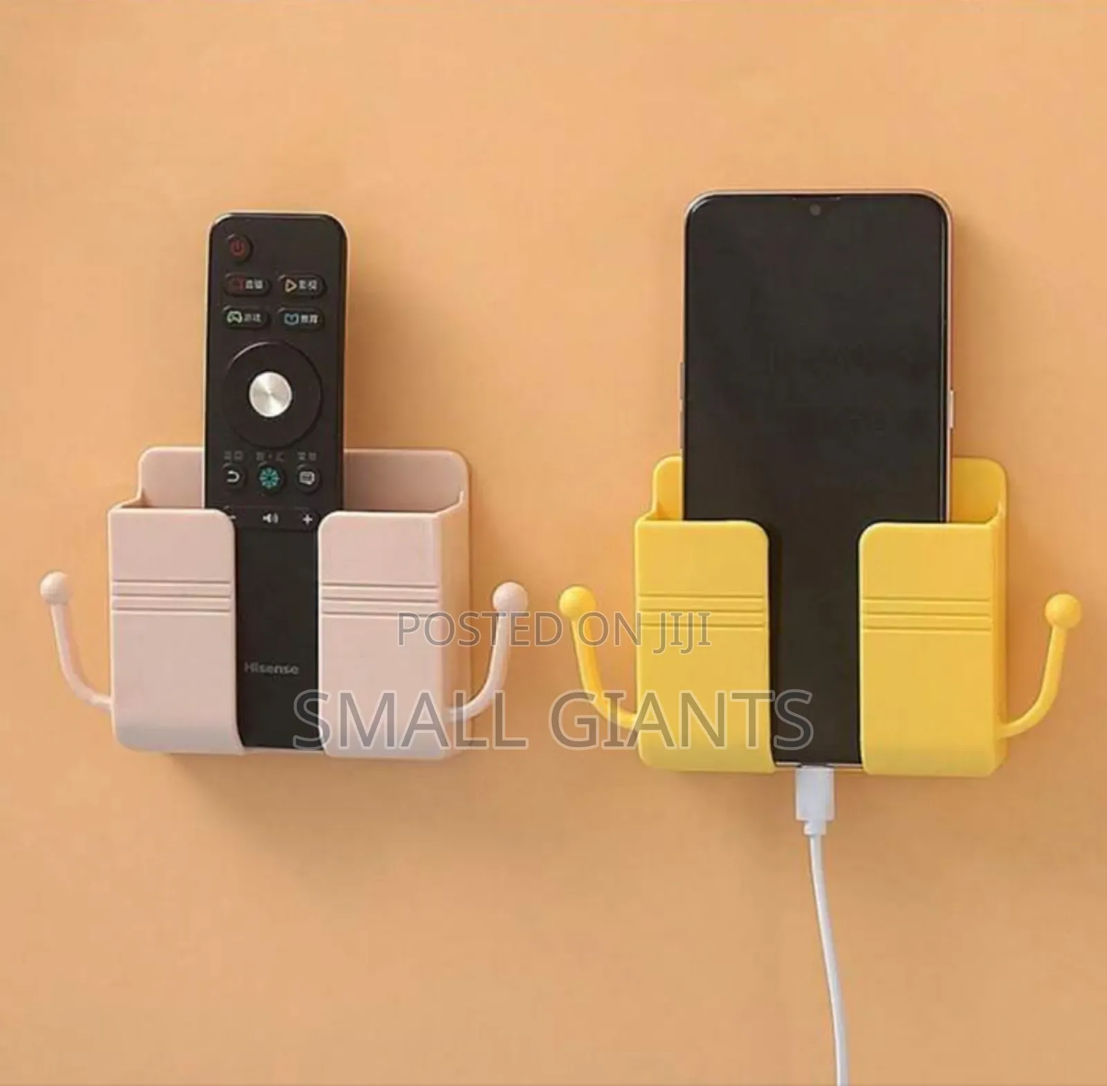 Wall-Mounted Self-Adhesive Charging Stand Storage Shelf
