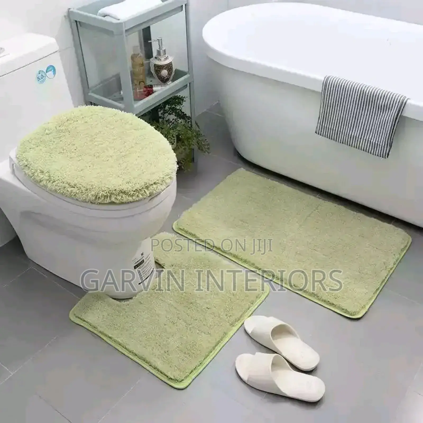 Toilet Rugs Three Pics