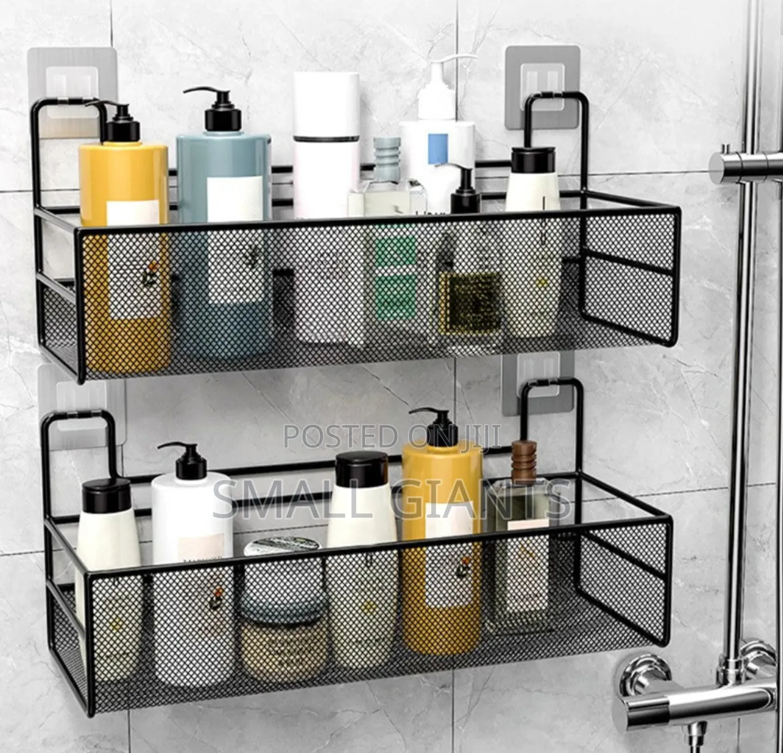 1pcs Easymount Bath Haven, Shower Caddy Wall Organizer