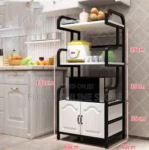 Multi-Layer Cookware Storage Meal Side Cupboard Oven