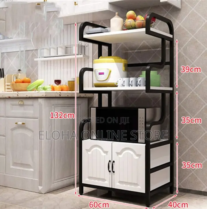 Multi-Layer Cookware Storage Meal Side Cupboard Oven