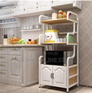 Multi-Layer Cookware Storage Meal Side Cupboard Oven