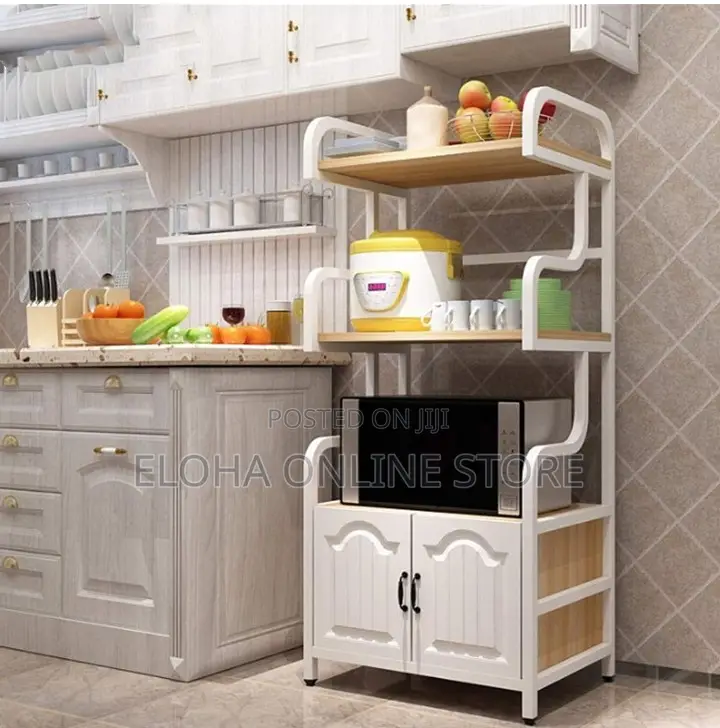 Multi-Layer Cookware Storage Meal Side Cupboard Oven