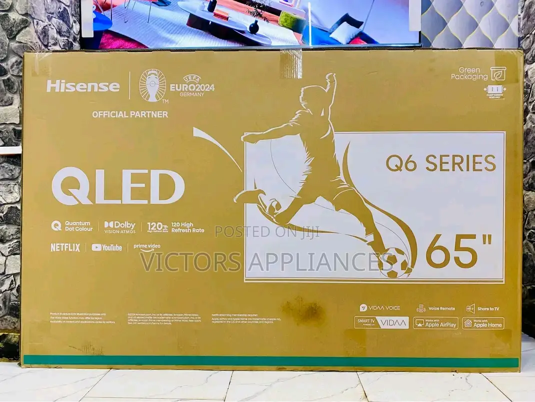 Hisense 65inch Qled Q6 Series Smart Tv Powered by Vidaa
