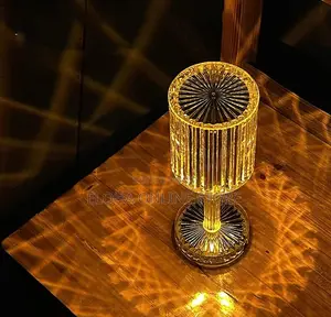 Rechargeable Crystal Table Lamp With 16 Color Changing Mode