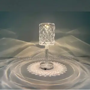 Rechargeable Crystal Table Lamp With 16 Color Changing Mode