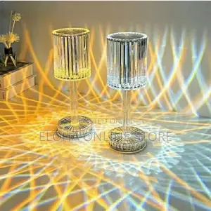 Rechargeable Crystal Table Lamp With 16 Color Changing Mode