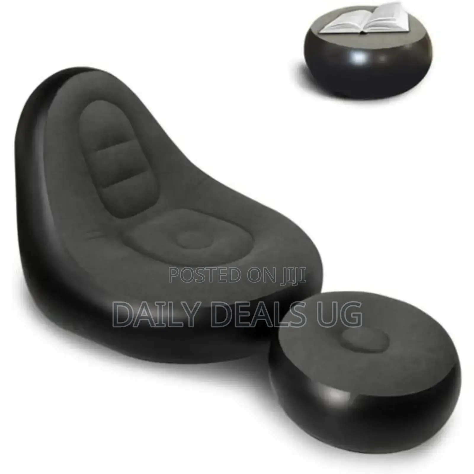 Intex Inflatable Flocking With Footrest,Inflatable Chair