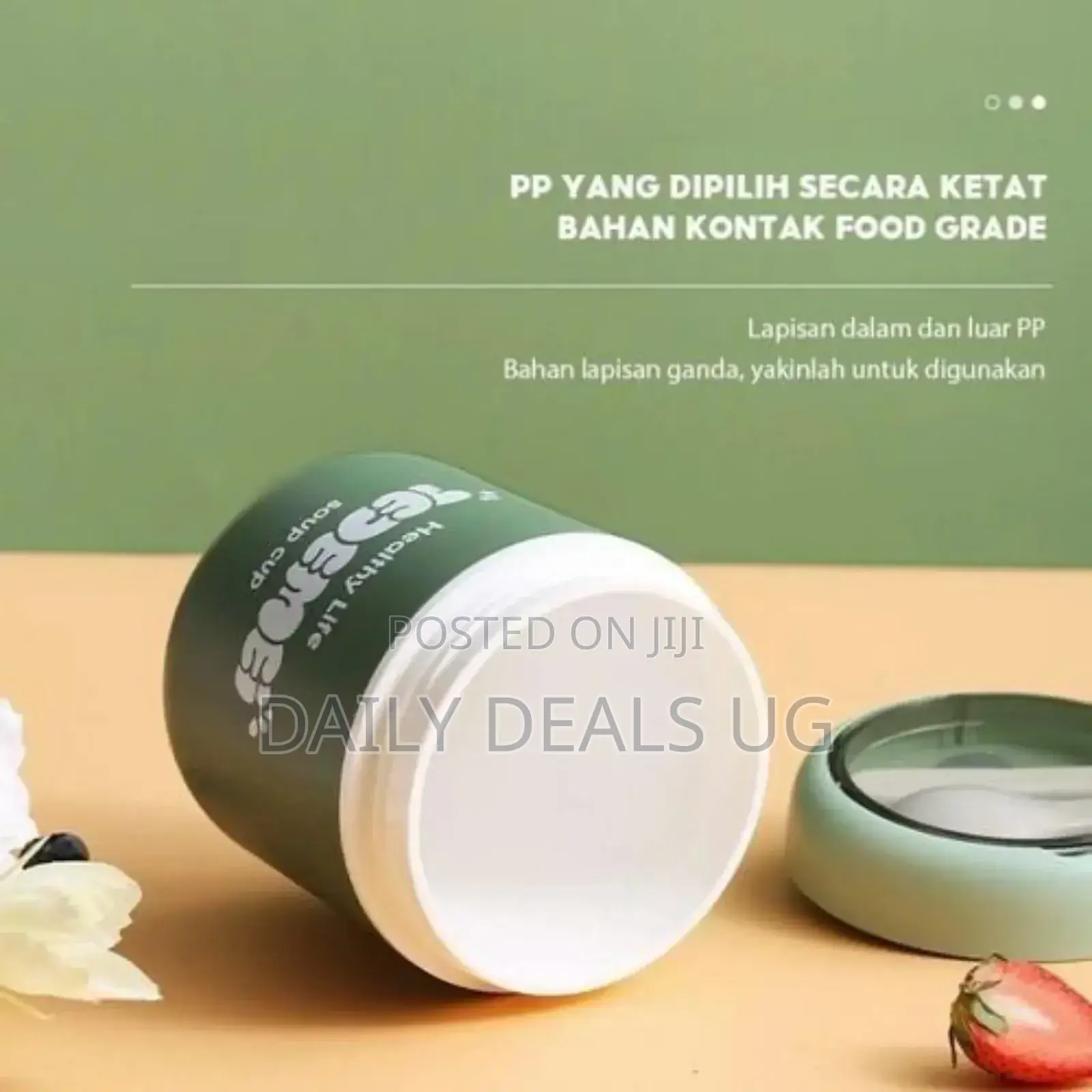 Lunch Box Food Container With Spoon