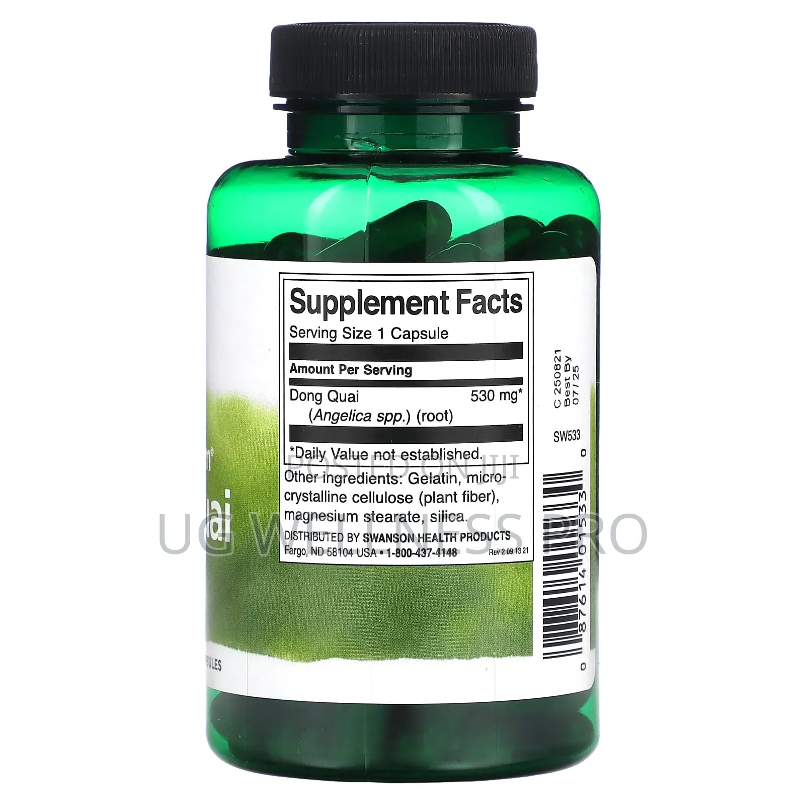 Swanson, Full Spectrum Dong Quai, 530 Mg, 100 Capsules