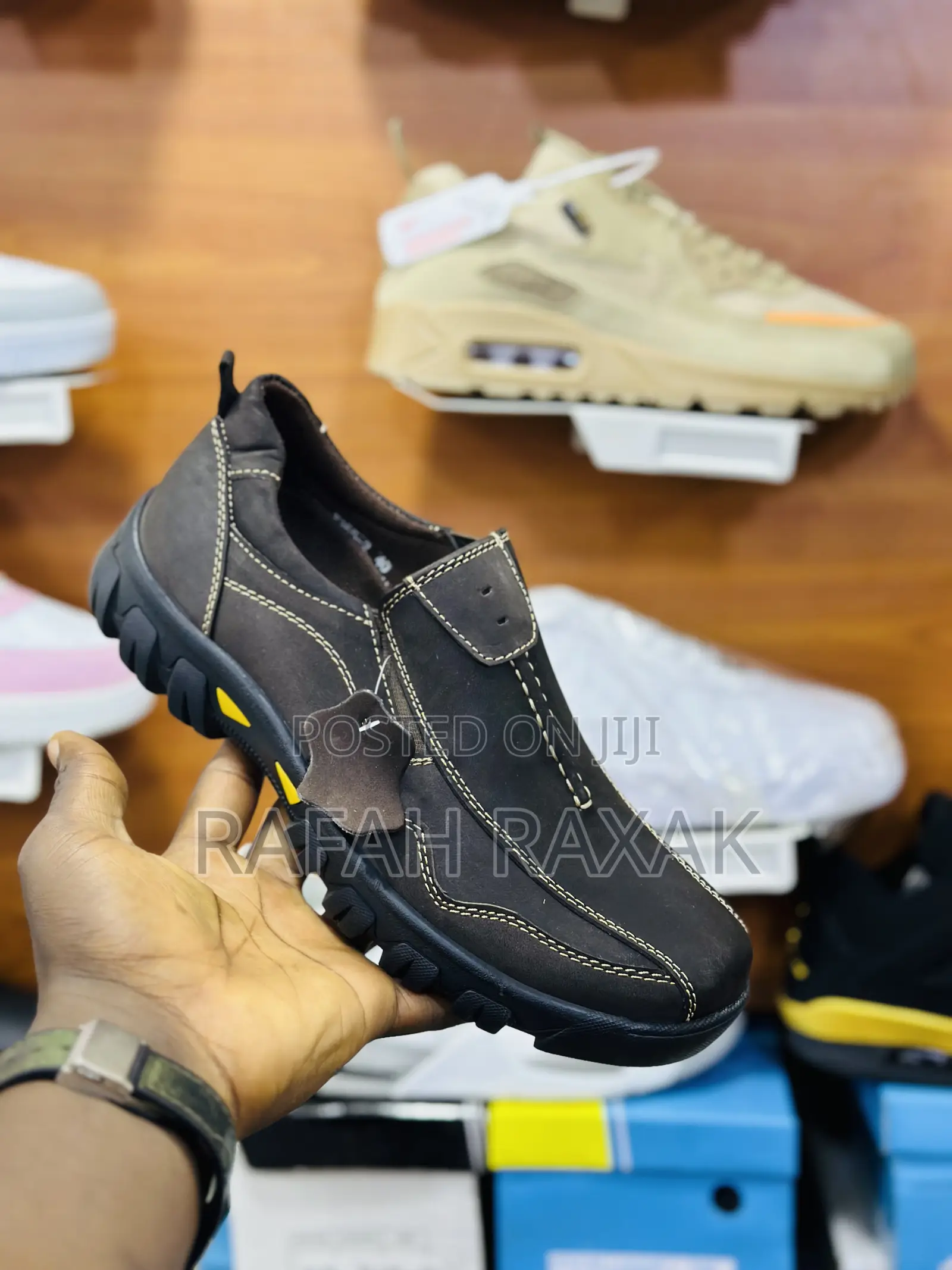Men’S Classic ASJK Smart-Casual Premium Leather Low Shoes