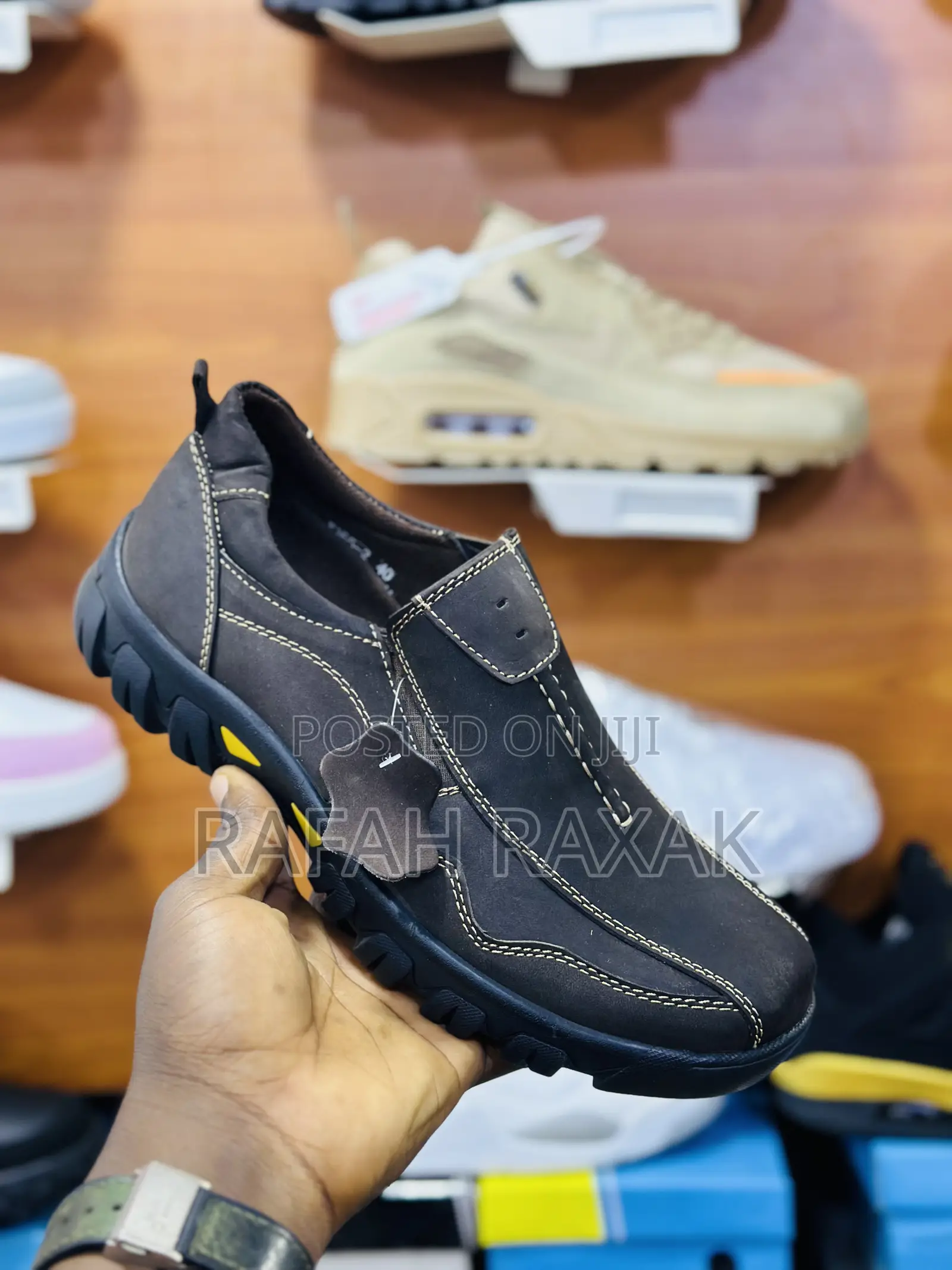 Men’S Classic ASJK Smart-Casual Premium Leather Low Shoes