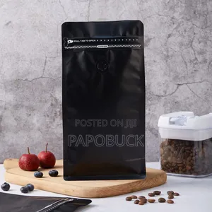 50 PCS Air Tight Coffee Bags With One Way Valve. 250g