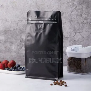 50 PCS Air Tight Coffee Bags With One Way Valve. 250g