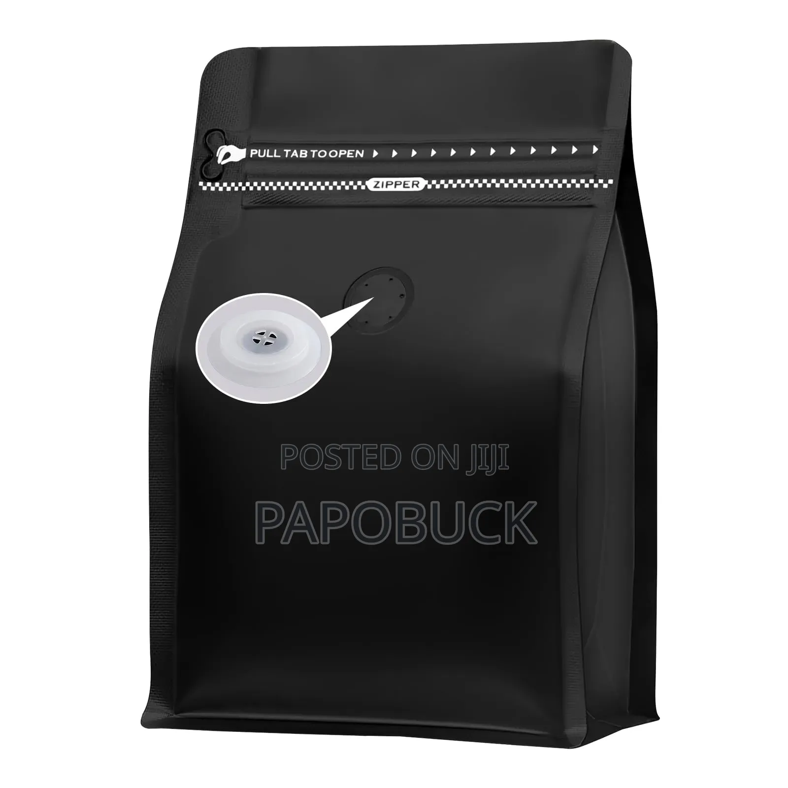 50 PCS Black Coffee Bags. 100g