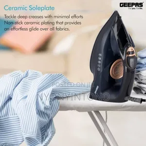 Geepas High Quality Ceramic Steam Iron.